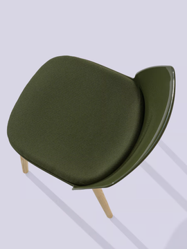 CLASSY 1095N - Polypropylene chair with integrated cushion by Et al. - view 3